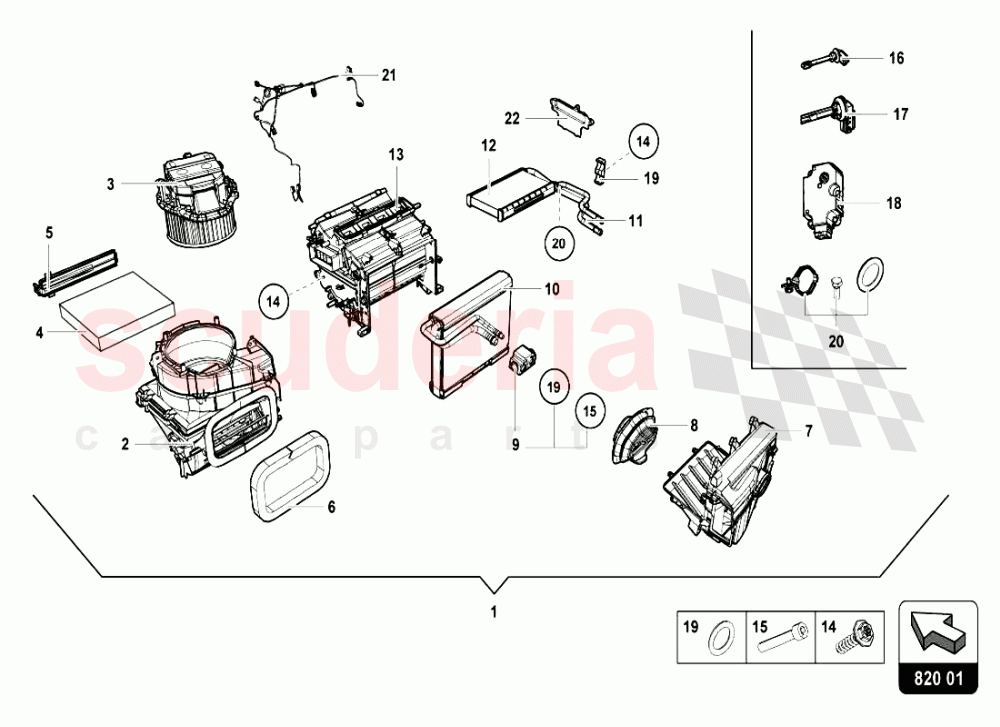 HVAC COMPRESSOR ASSY of Lamborghini Lamborghini Huracan LP610 Coupe