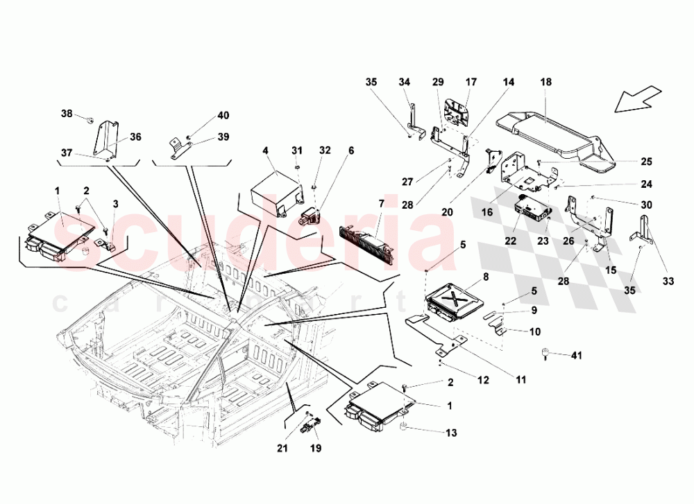 Electrical System 2 of Lamborghini Lamborghini Gallardo (2008)