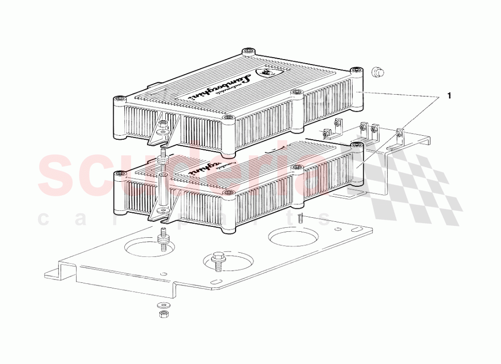 Eletronic Injection Units (Valid for South Africa - R.H.D. - March 1997) of Lamborghini Lamborghini Diablo SV (1995-1997)