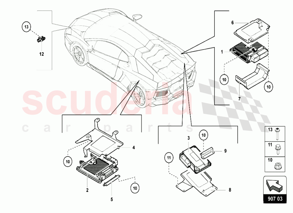 ELECTRICAL SYSTEM 2 of Lamborghini Lamborghini Aventador LP720 Coupe