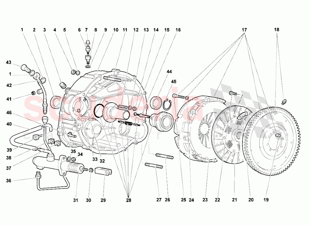 MANUAL CLUTCH of Lamborghini Lamborghini Murcielago