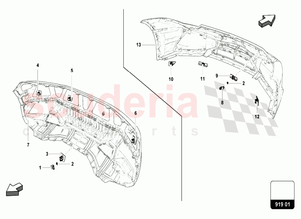 PARKING SENSOR of Lamborghini Lamborghini Huracan LP610 Coupe