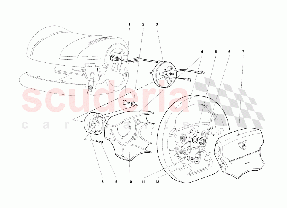 Steering 5 of Lamborghini Lamborghini Diablo SV (1998)