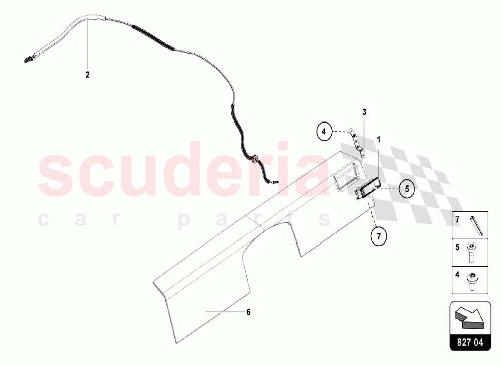 Rear Hood And Spoiler Release of Lamborghini Lamborghini Aventador S