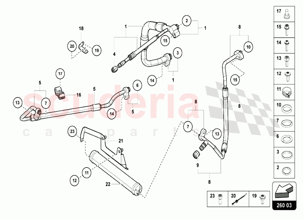 AIR CONDITIONING SYSTEM 2 of Lamborghini Lamborghini Aventador LP720 Roadster