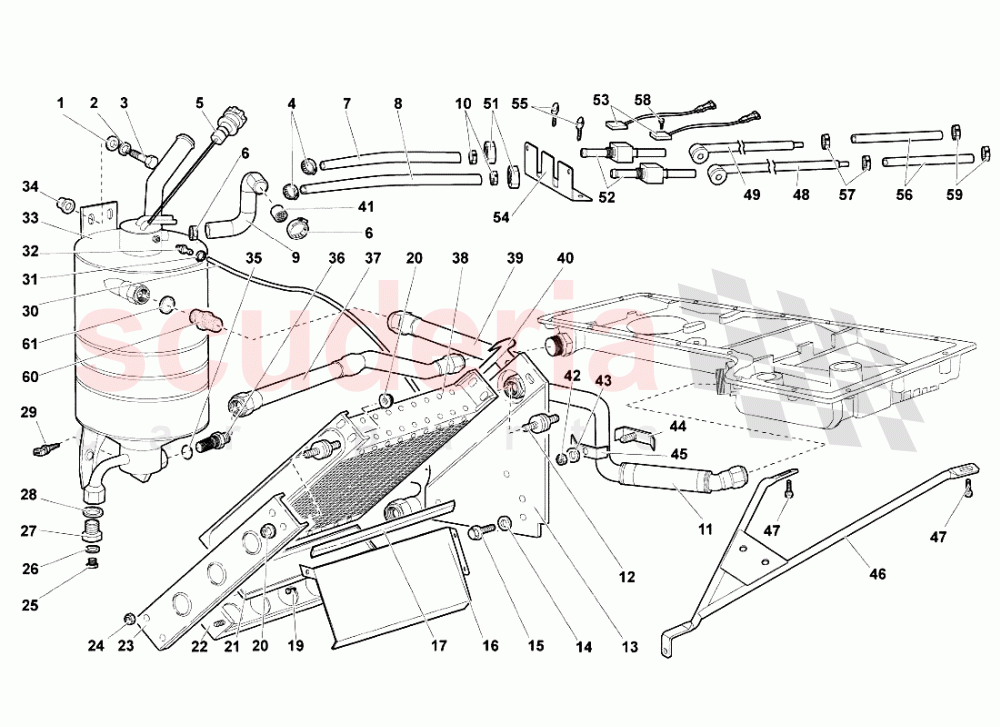 ENGINE OIL SYSTEM of Lamborghini Lamborghini Murcielago