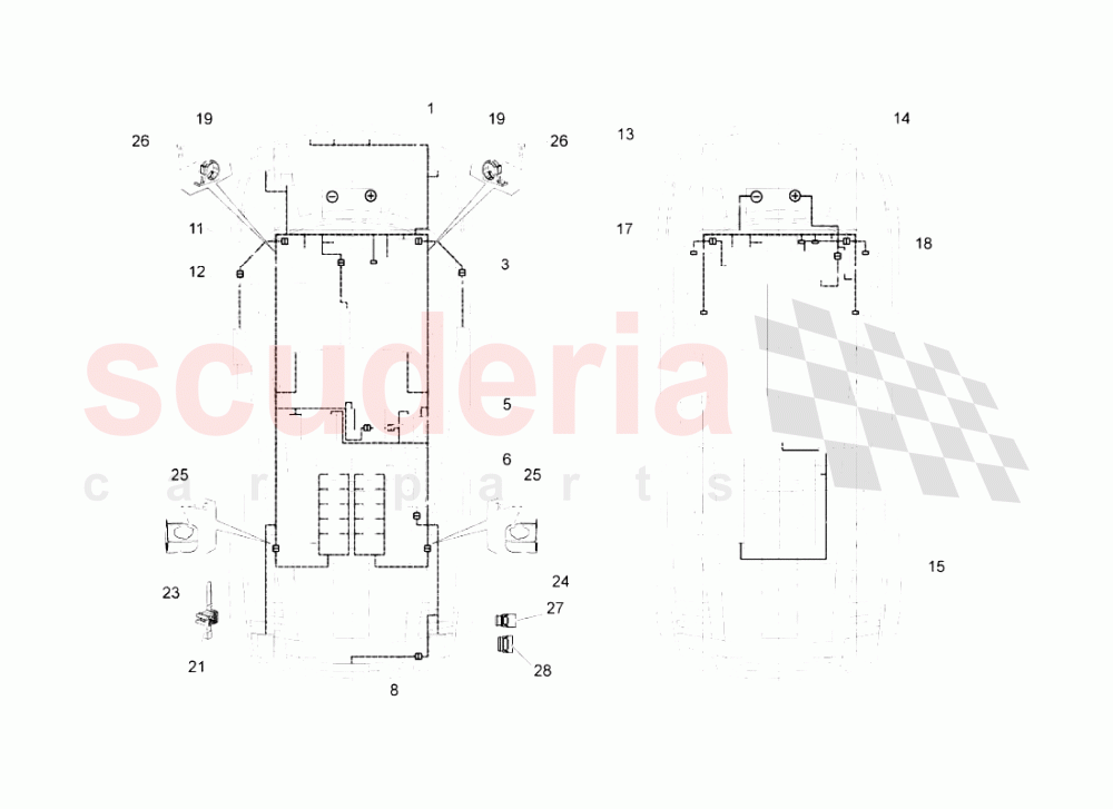 Electrical System 4 of Lamborghini Lamborghini Gallardo Superleggera