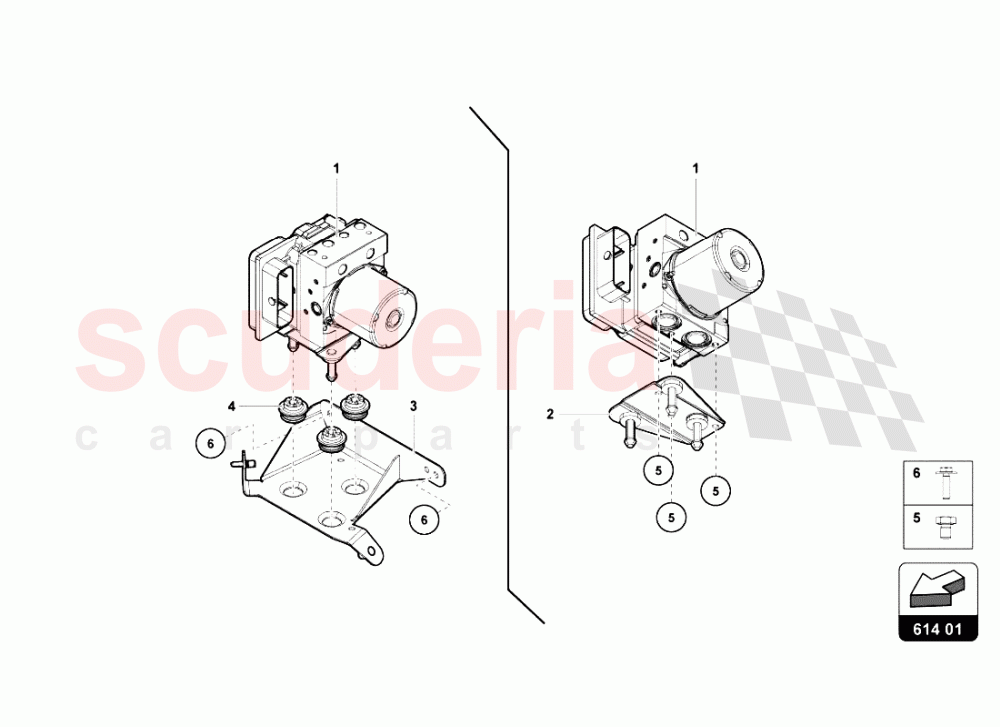 REGULATION OF FORCES REFRAINING of Lamborghini Lamborghini Aventador LP700 Roadster