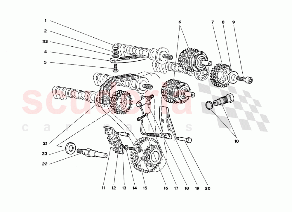 Timing System 1 of Lamborghini Lamborghini Diablo GT (1999-2000)