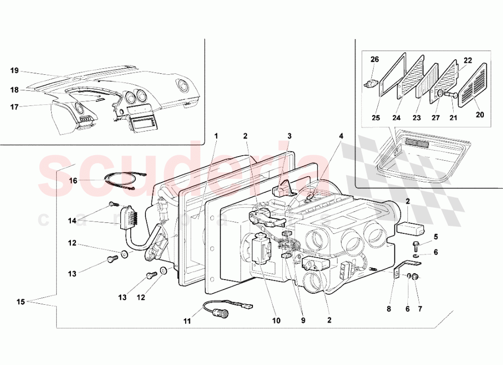 Air Conditioning System 3 of Lamborghini Lamborghini Murcielago LP640