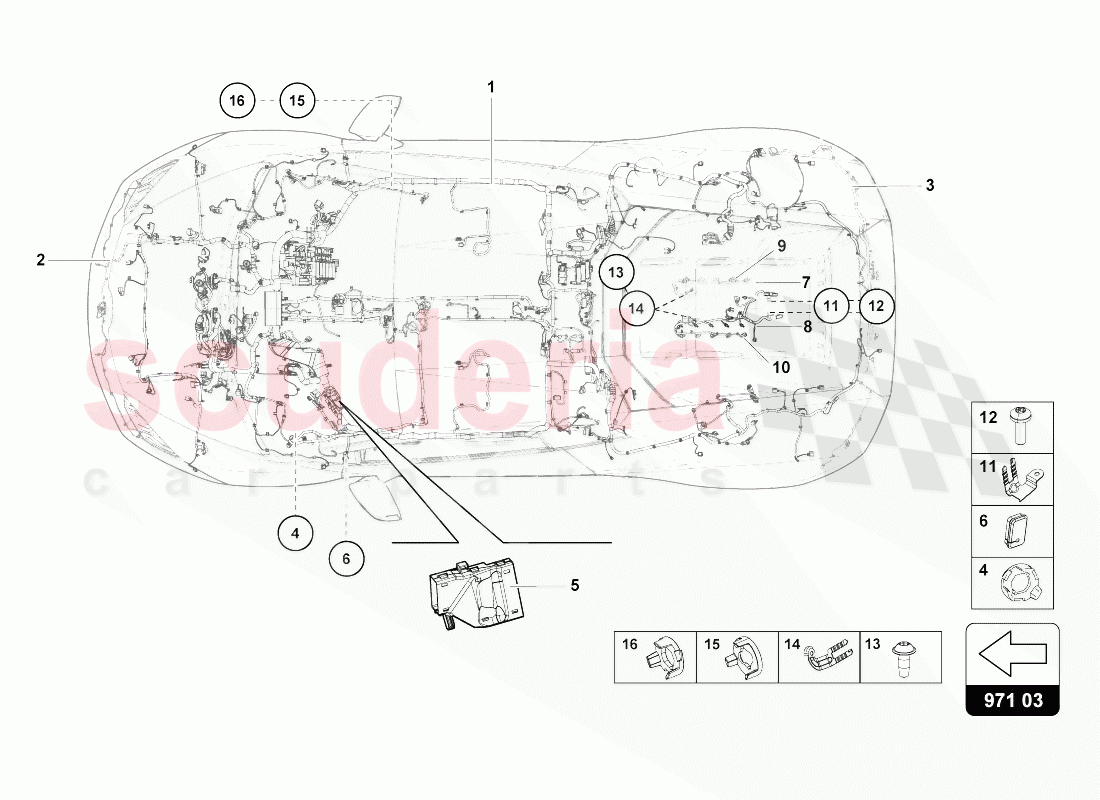 ELECTRICS of Lamborghini Lamborghini Huracan Evo Spyder