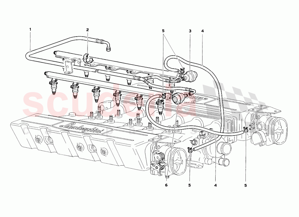 Fuel System 1 of Lamborghini Lamborghini Diablo SV (1999)