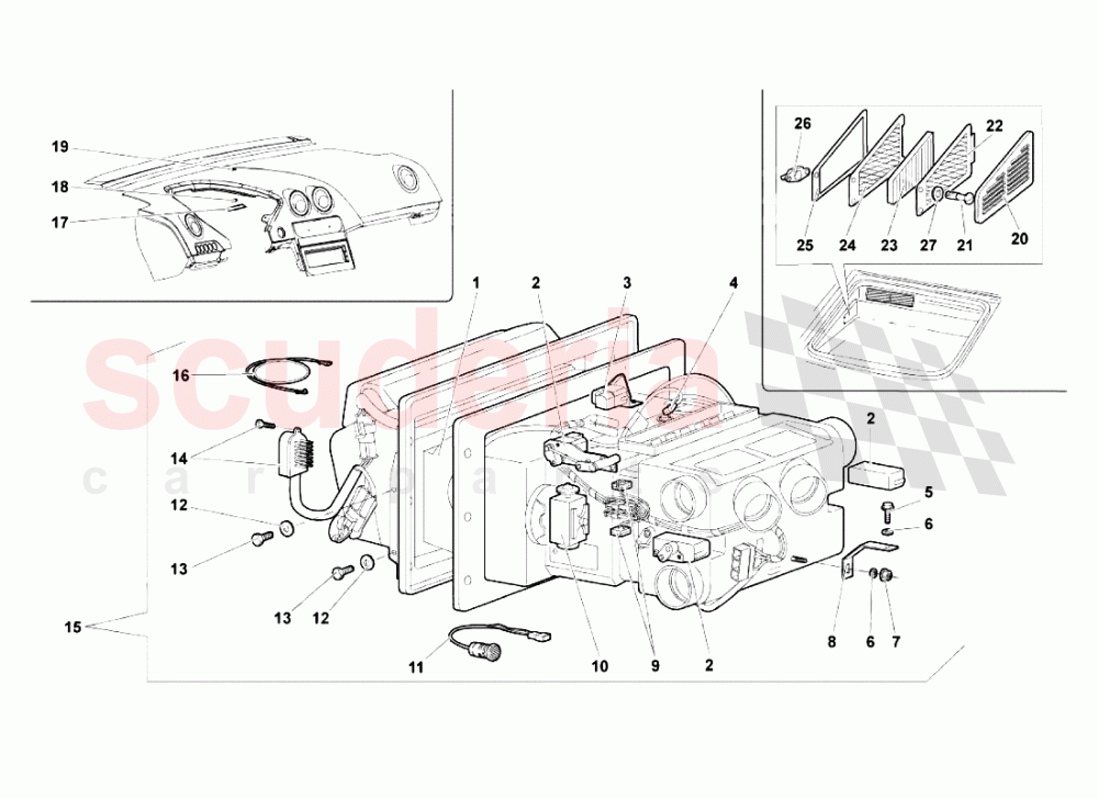 Air Conditioning System 3 of Lamborghini Lamborghini Murcielago LP670