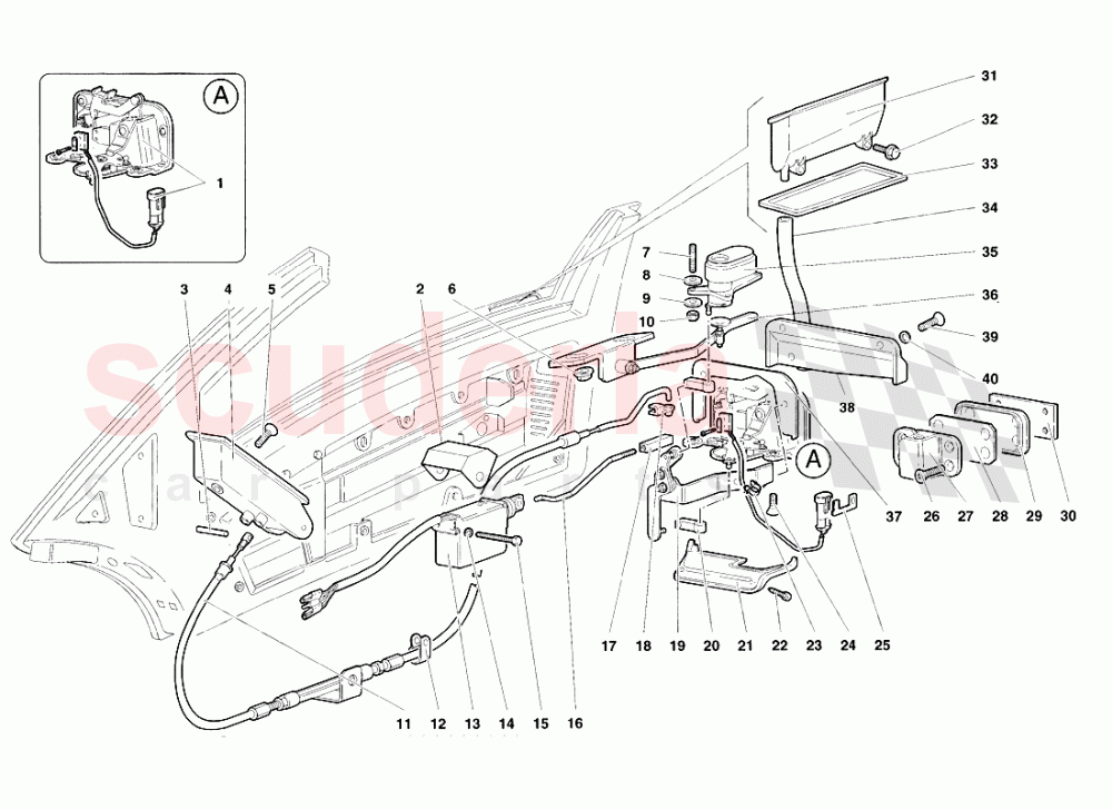 Doors 1 of Lamborghini Lamborghini Diablo VT Roadster (1998-2000)