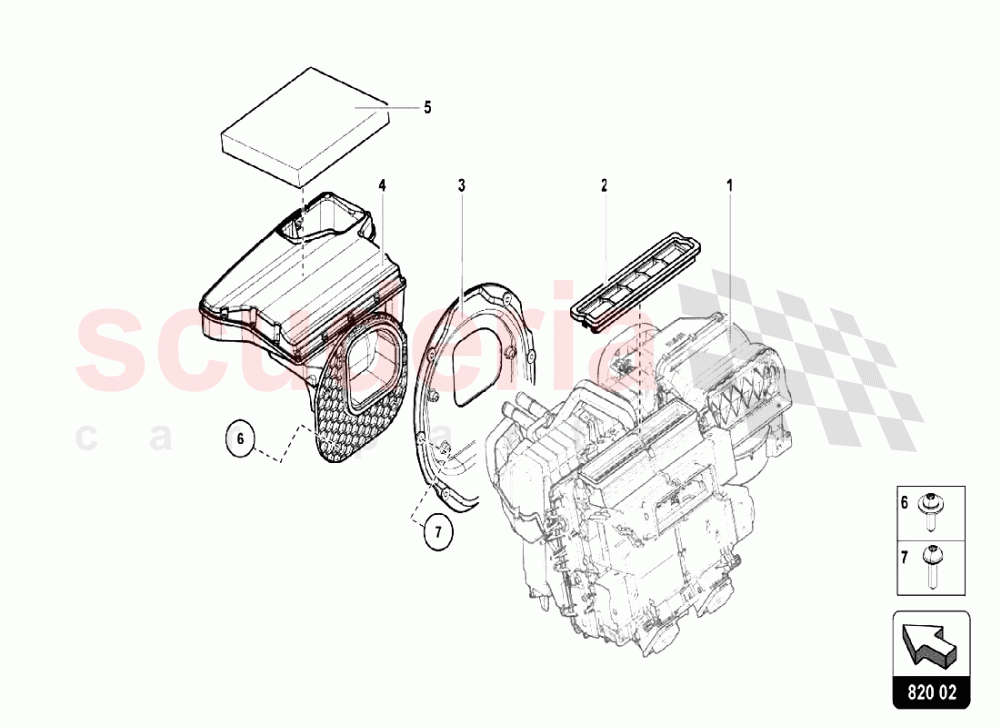 AIR CONDITIONING SYSTEM 5 of Lamborghini Lamborghini Aventador LP750 SV Coupe