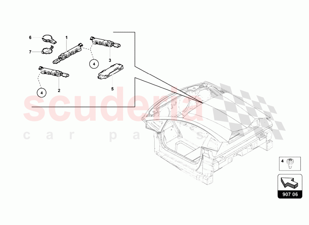 ELECTRICAL SYSTEM 4 of Lamborghini Lamborghini Aventador LP700 Roadster