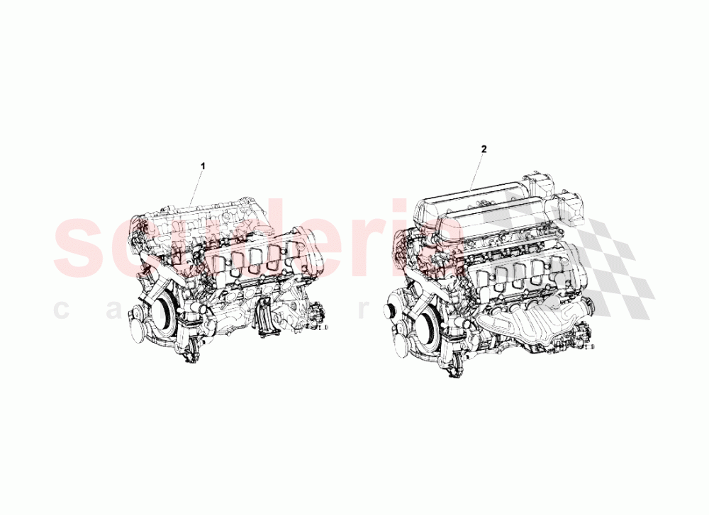 Engine of Lamborghini Lamborghini Gallardo (2003-2005)