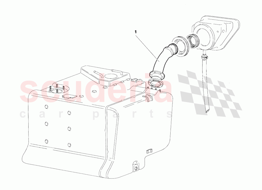 Fuel System (Valid for Saudi Arabia Version - April 1994) of Lamborghini Lamborghini Diablo VT (1993-1998)