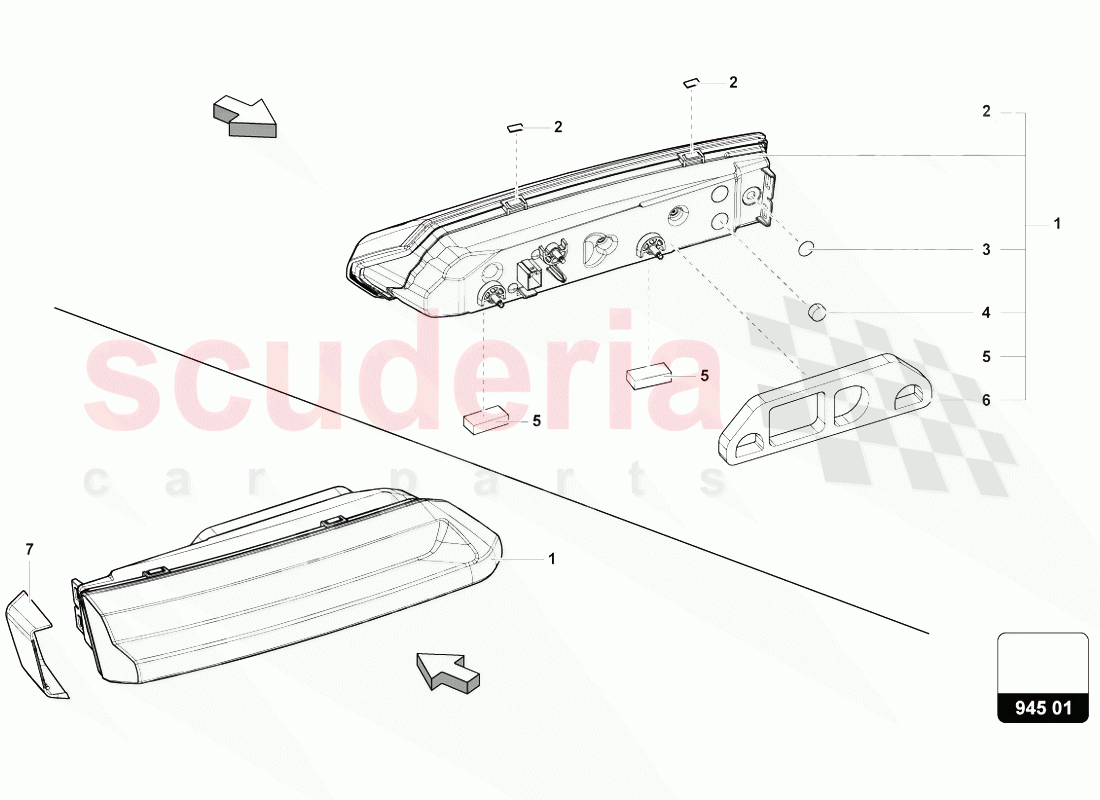 ADDITIONAL HEADLIGHT of Lamborghini Lamborghini Urus