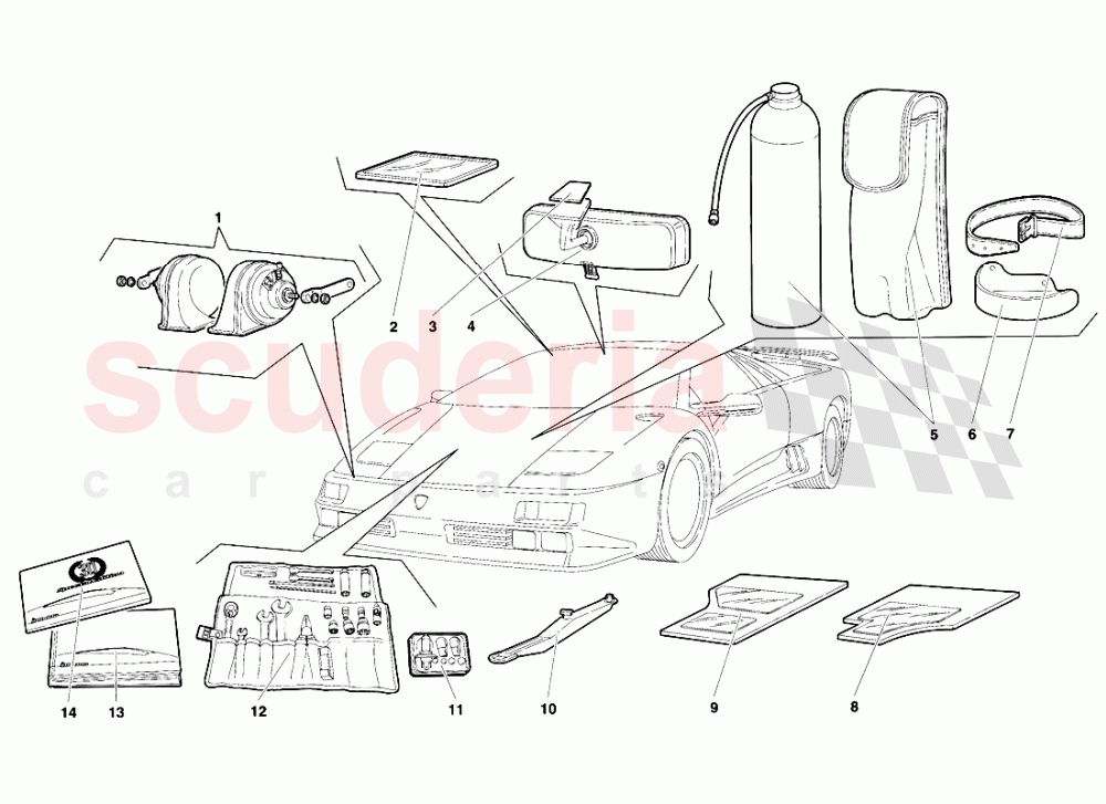 Accessories of Lamborghini Lamborghini Diablo SE30 (1993-1995)