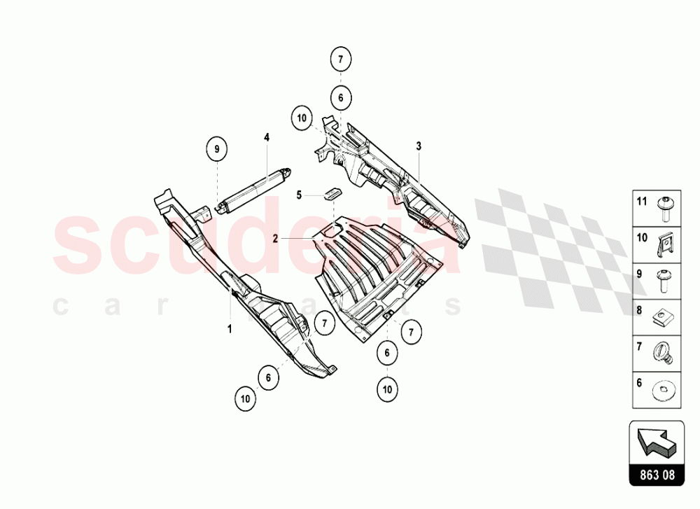 ENGINE BAY OPT of Lamborghini Lamborghini Huracan LP610 Coupe