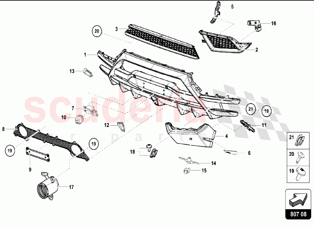 Bumpers 3 of Lamborghini Lamborghini Huracan LP640 Performante Coupe