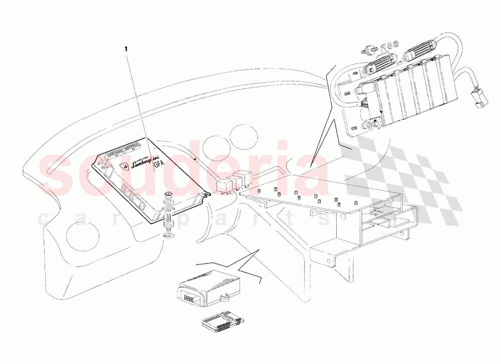 Electrical System (Valid for Saudi Arabia - March 1997) of Lamborghini Lamborghini Diablo SV (1995-1997)