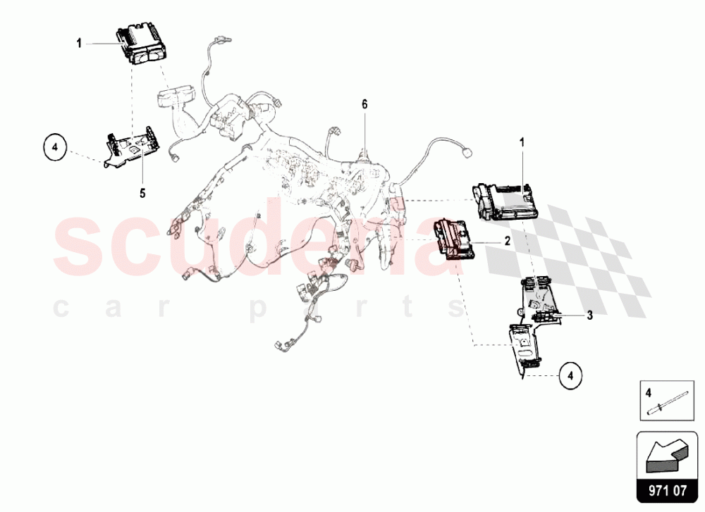 Electrical System 7 of Lamborghini Lamborghini Huracan LP580 Coupe