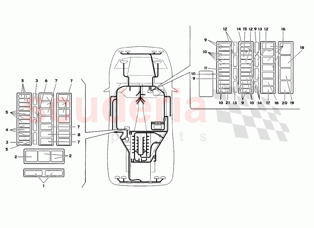 Electrical System 5 of Lamborghini Lamborghini Diablo GT (1999-2000)