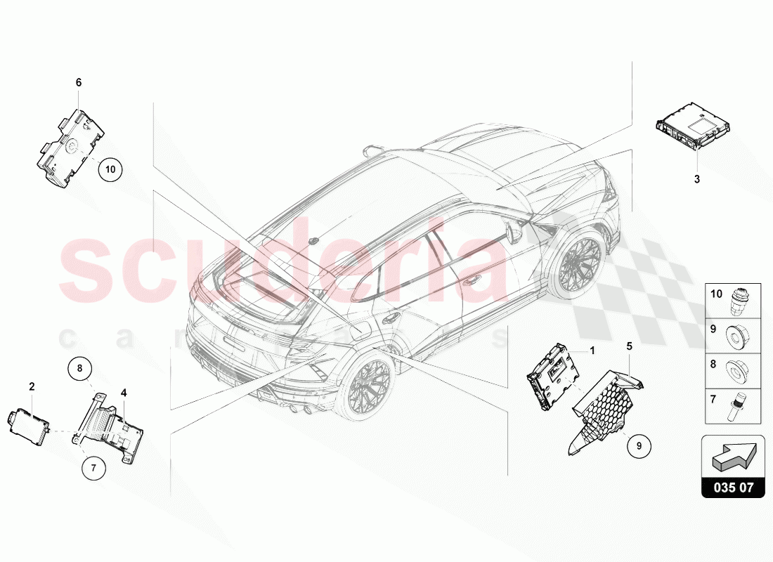 TV TUNER of Lamborghini Lamborghini Urus