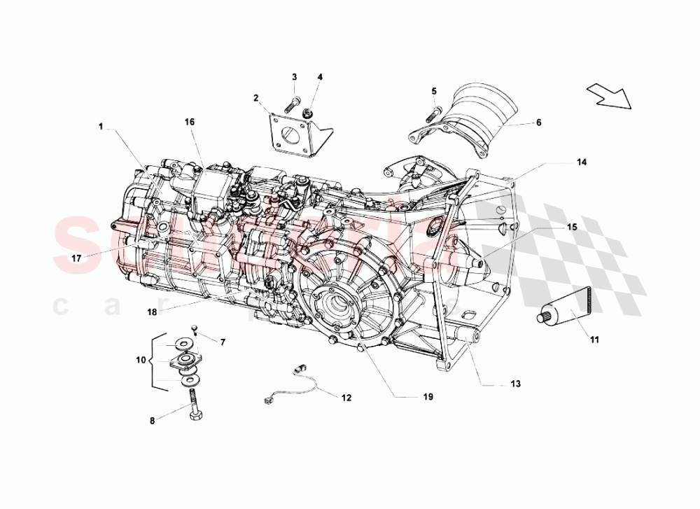 Assembly of Lamborghini Lamborghini Gallardo LP560 Spyder