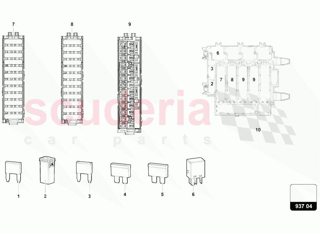 FUSES of Lamborghini Lamborghini Urus