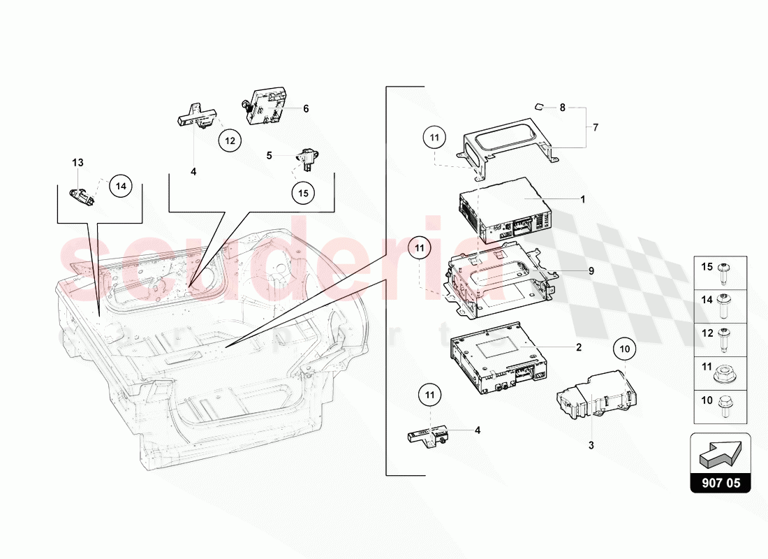 ELECTRICS of Lamborghini Lamborghini Aventador LP770 SVJ Coupe