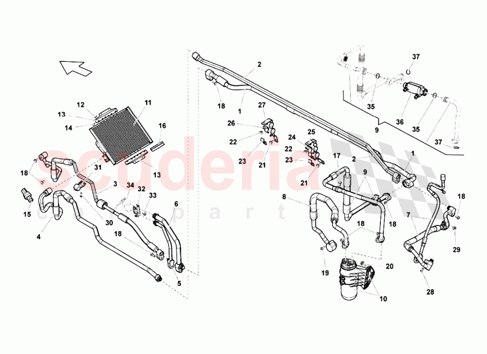 Air Conditioning System 3 of Lamborghini Lamborghini Gallardo LP570 4 SL