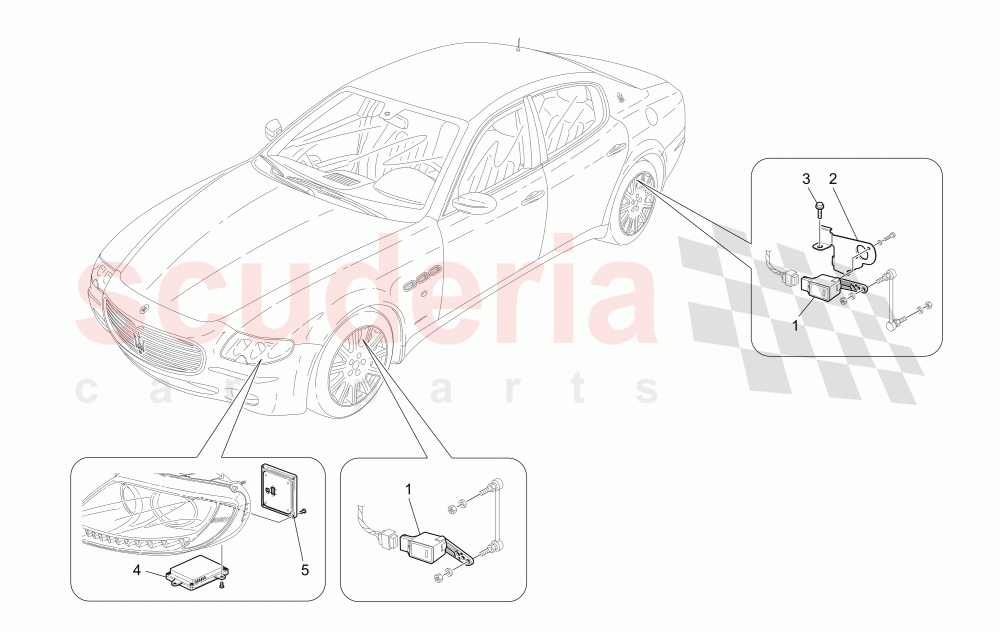 LIGHTING SYSTEM CONTROL of Maserati Maserati Quattroporte (2008-2012) S 4.7