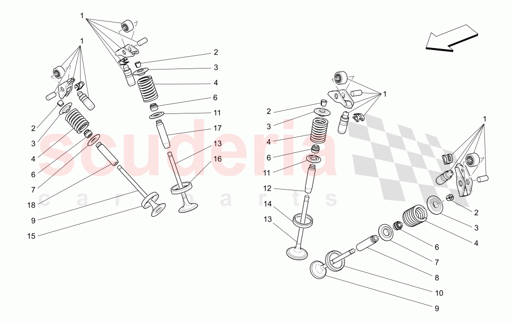 VALVES of Maserati Maserati Quattroporte (2013+) GTS