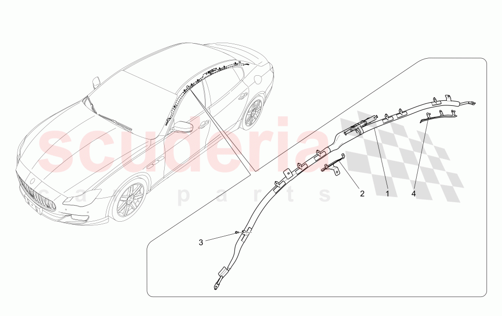 WINDOW BAG SYSTEM of Maserati Maserati Quattroporte (2013-2016) S Q4