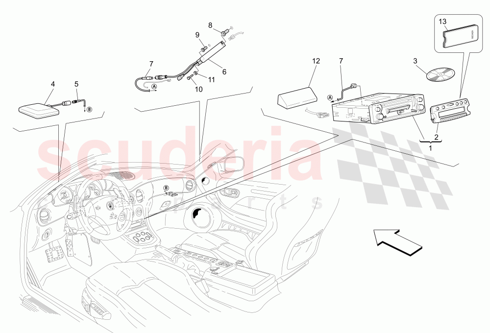 IT SYSTEM of Maserati Maserati GranSport Spyder (2005-2007)