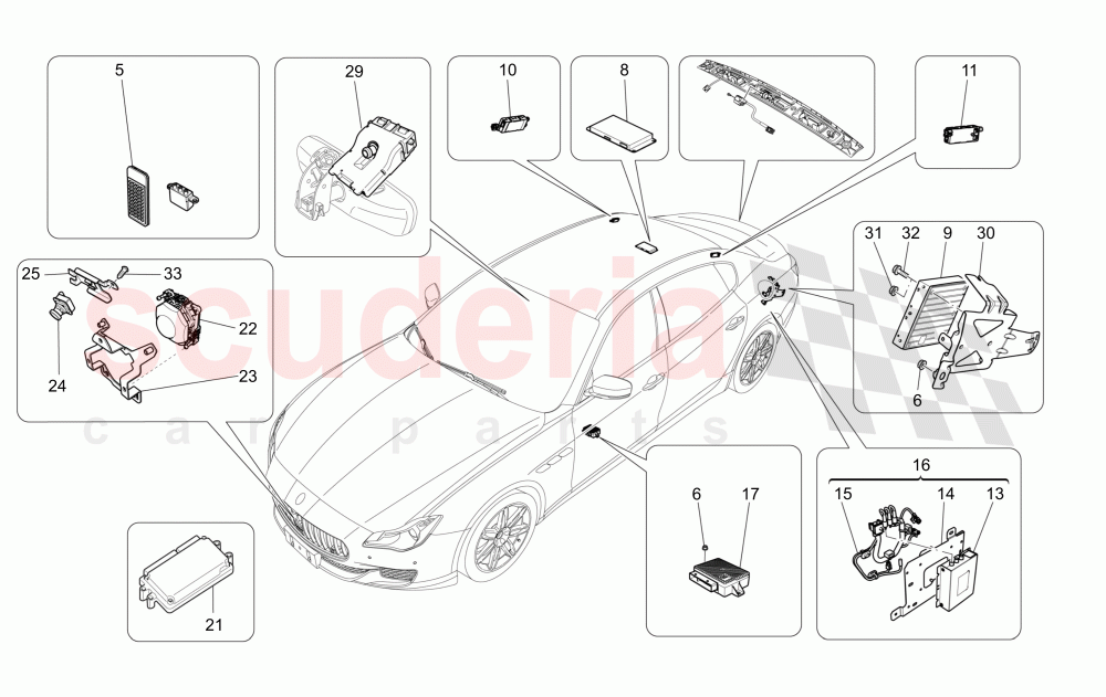 IT SYSTEM of Maserati Maserati Quattroporte (2017+) Diesel