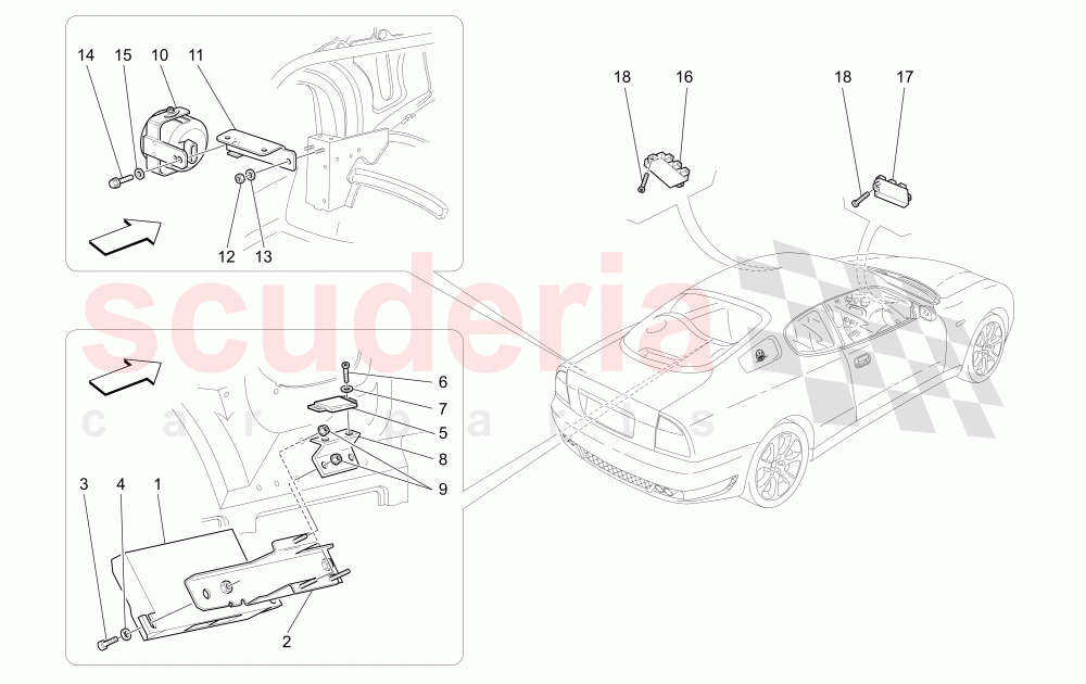 ALARM AND IMMOBILIZER SYSTEM of Maserati Maserati 4200 Coupe (2005-2007) CC