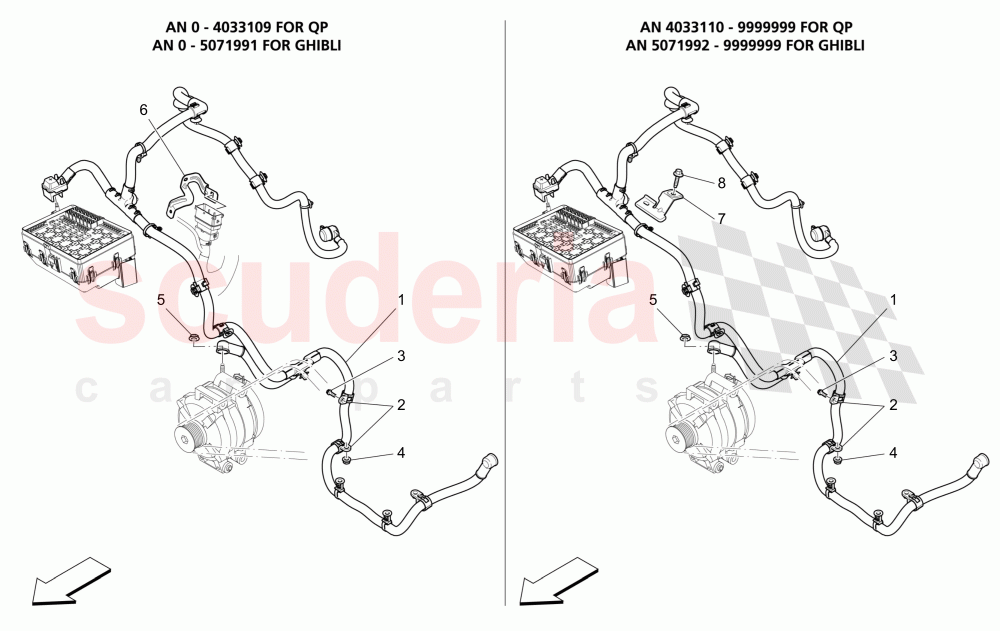 MAIN WIRING of Maserati Maserati Quattroporte (2017+) Diesel