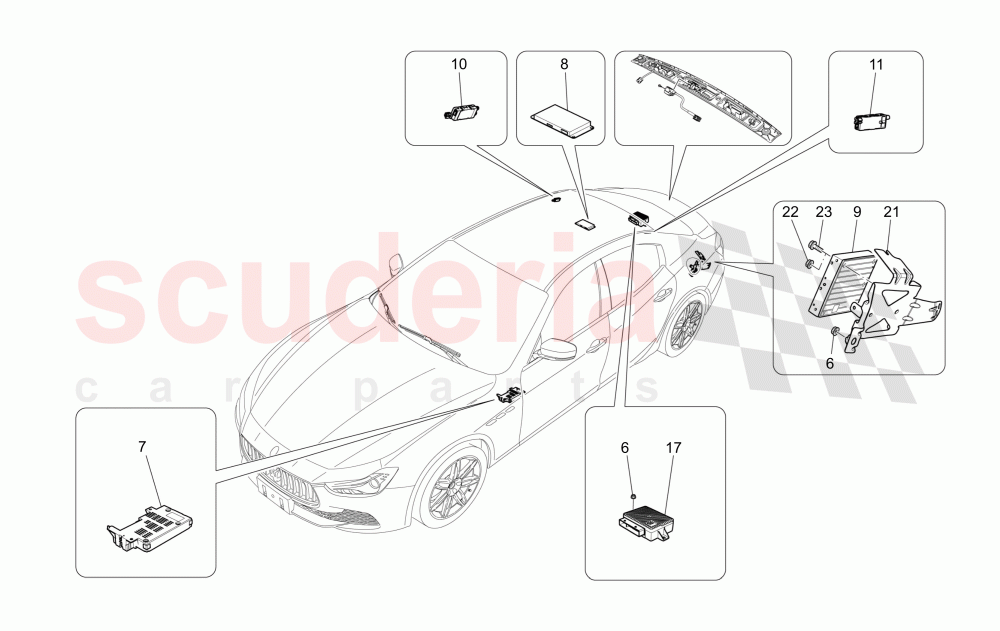 IT SYSTEM of Maserati Maserati Ghibli (2014-2016) Diesel