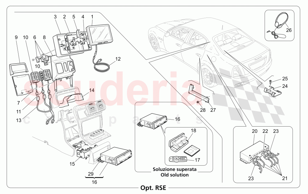 IT SYSTEM (Available with: Rear Seat Entertainment) of Maserati Maserati Quattroporte (2008-2012) 4.2