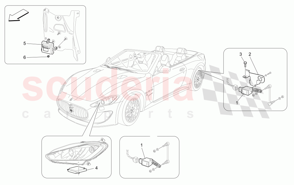 LIGHTING SYSTEM CONTROL of Maserati Maserati GranCabrio (2013-2015) MC