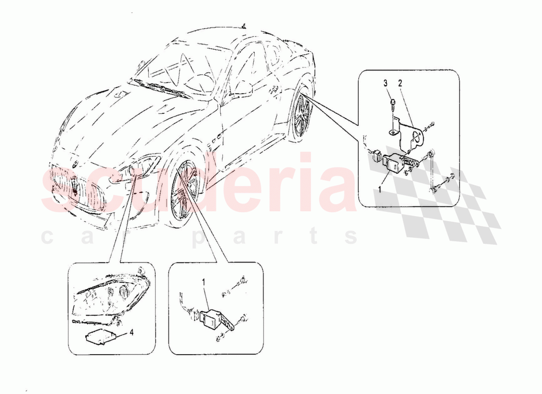 Lighting System Control of Maserati Maserati GranTurismo MC Stradale