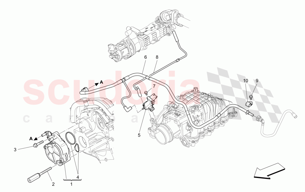 ADDITIONAL AIR SYSTEM of Maserati Maserati Quattroporte (2013-2016) Diesel