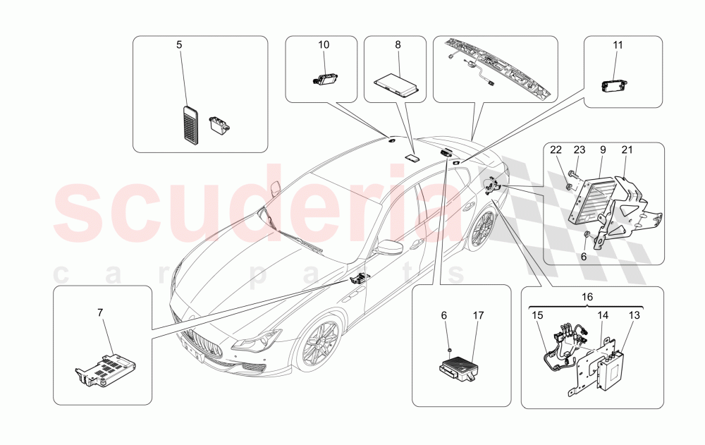 IT SYSTEM of Maserati Maserati Quattroporte (2013-2016) Diesel