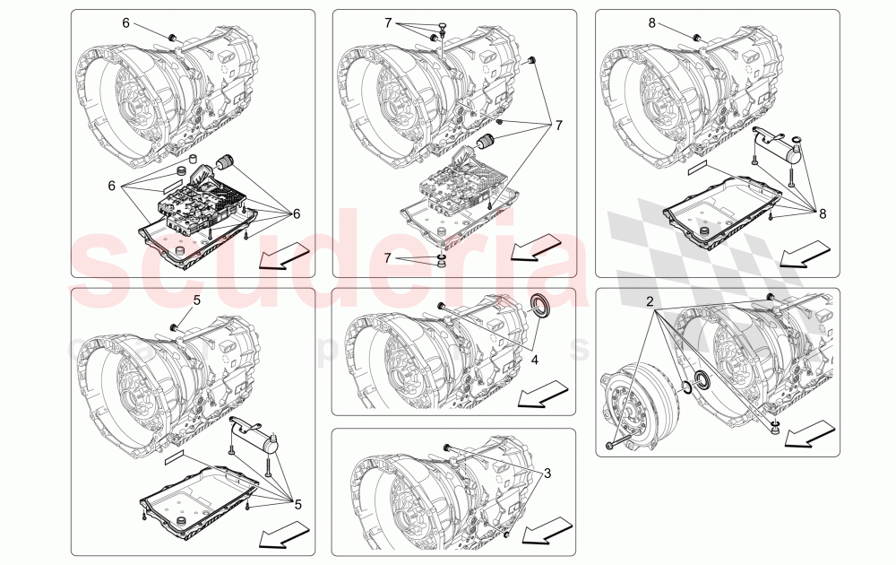 GEARBOX HOUSINGS of Maserati Maserati Levante (2017+)