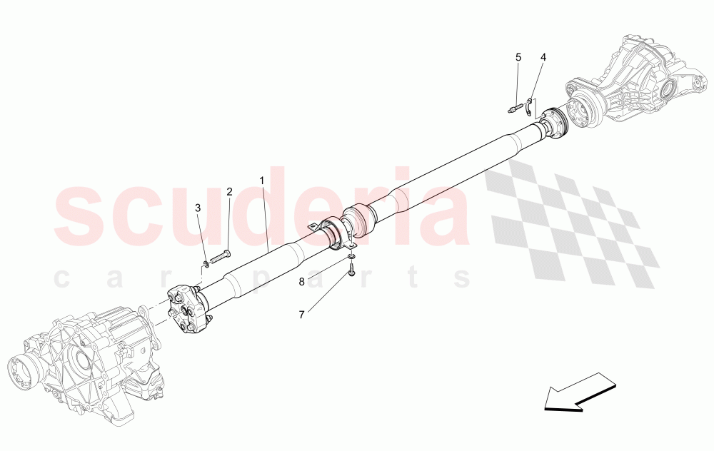 TRANSMISSION SHAFT of Maserati Maserati Levante (2017+)