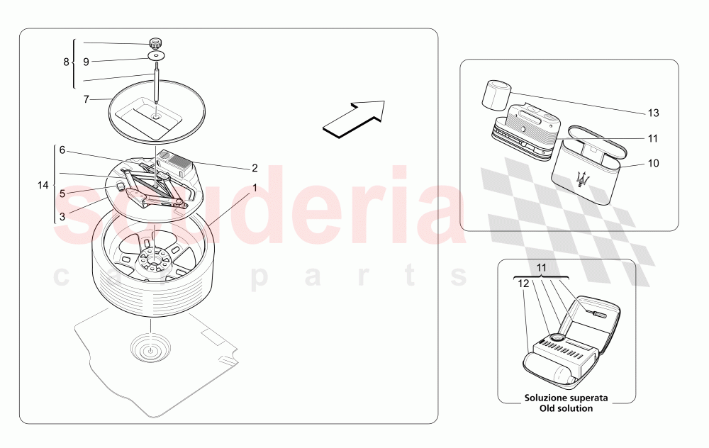 STANDARD PROVIDED of Maserati Maserati Quattroporte (2003-2007) DuoSelect